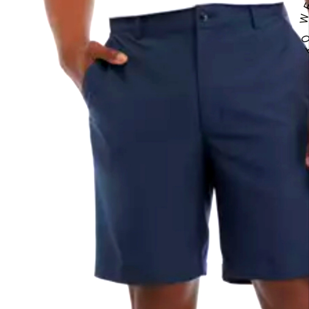 Greg Norman blue golf shorts 4 pockets with front pleats